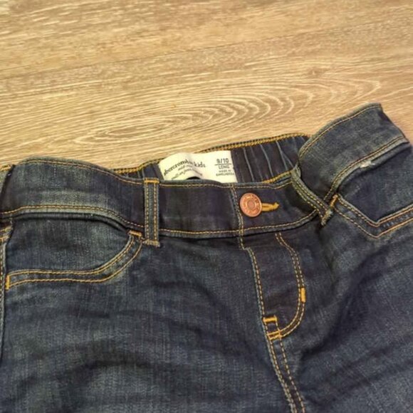 Abercrombie kids 9/10 long mid rise pull on jean legging girls - Picture 2 of 5
